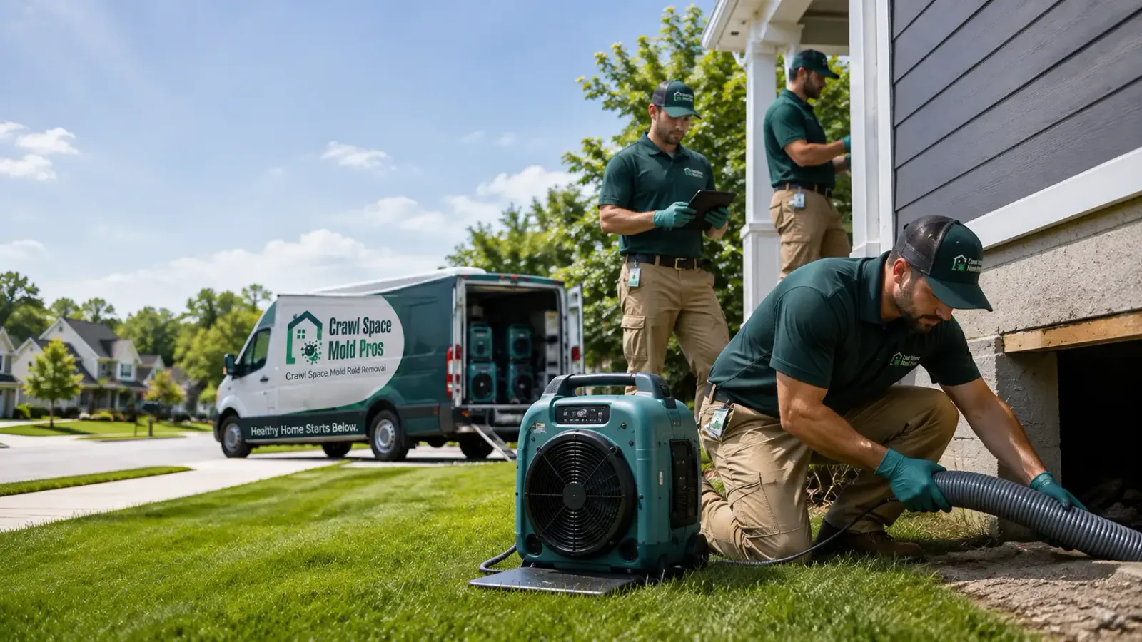 Crawl Space Mold Removal in Aylett, VA